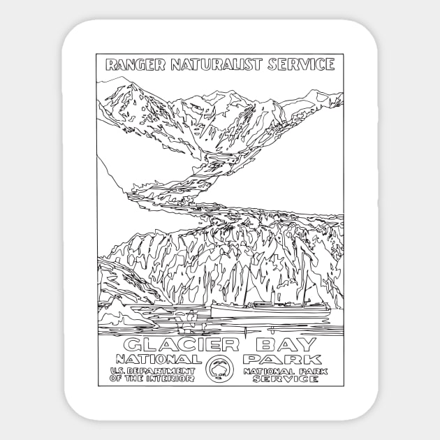 GLACIER BAY Sticker by TheCosmicTradingPost